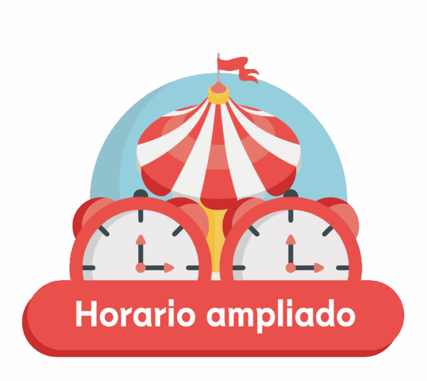 Horario ampliado - Colonias
