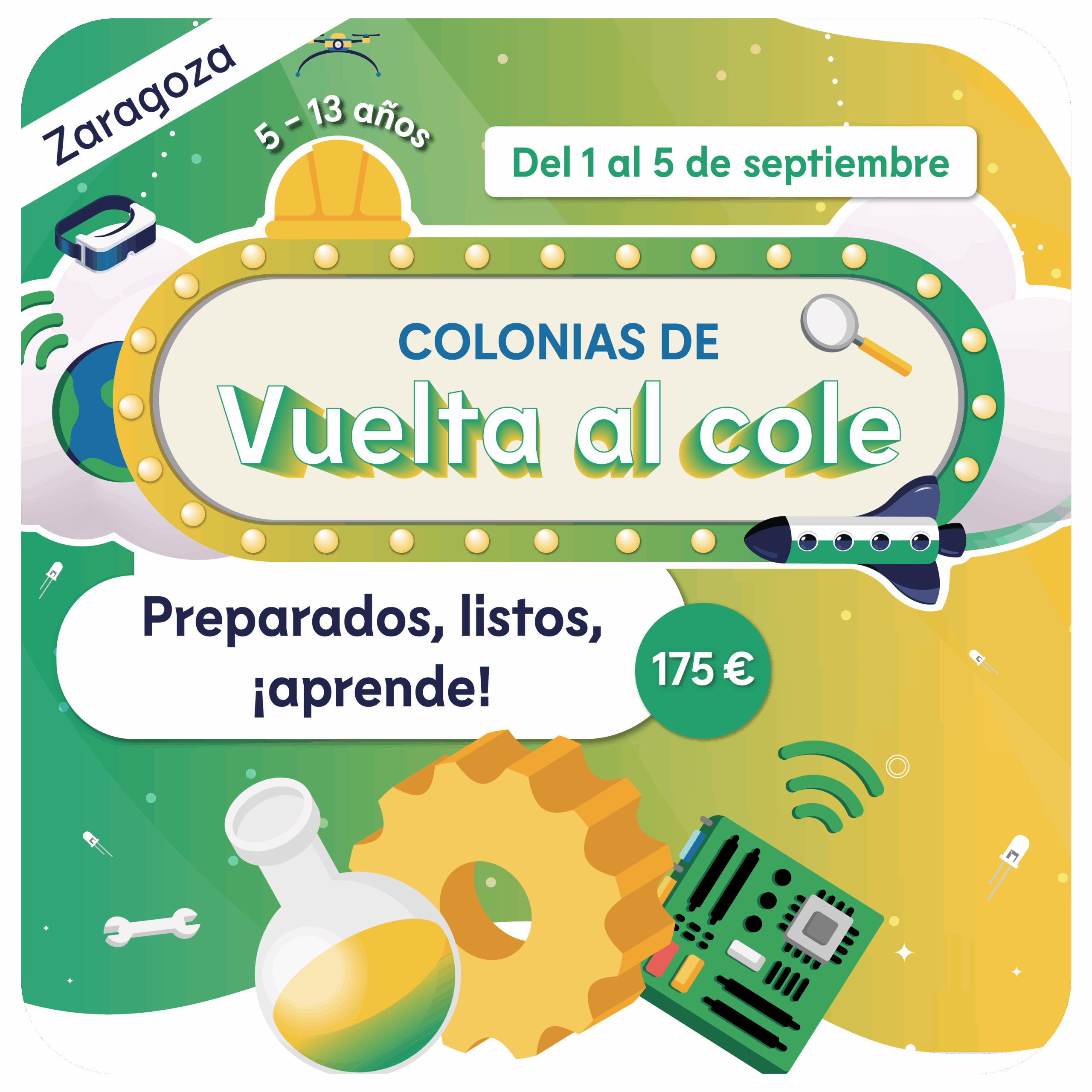 Vuelta al cole - 5 a 13 años - ZARAGOZA