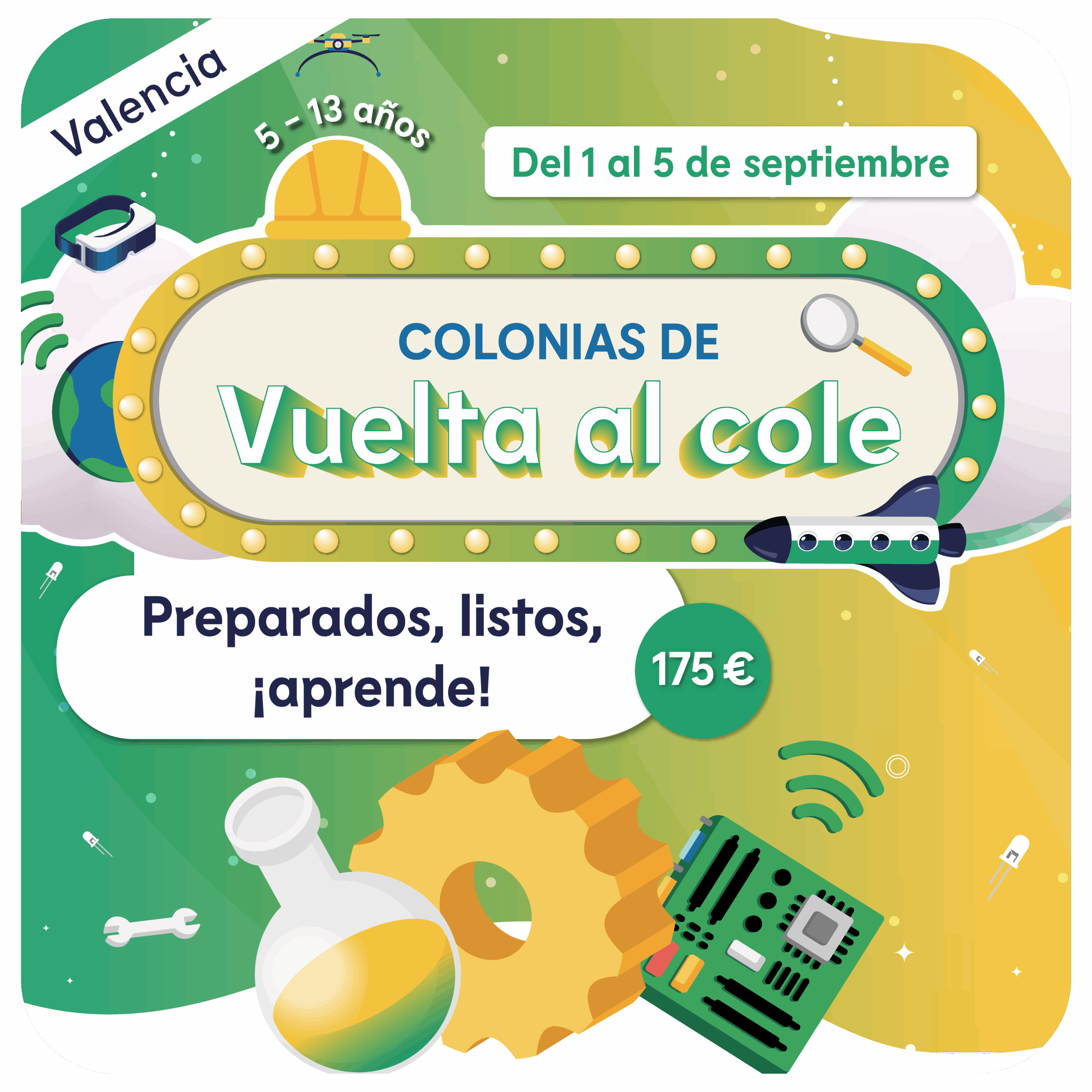 Vuelta al cole - 5 a 13 años - VALENCIA