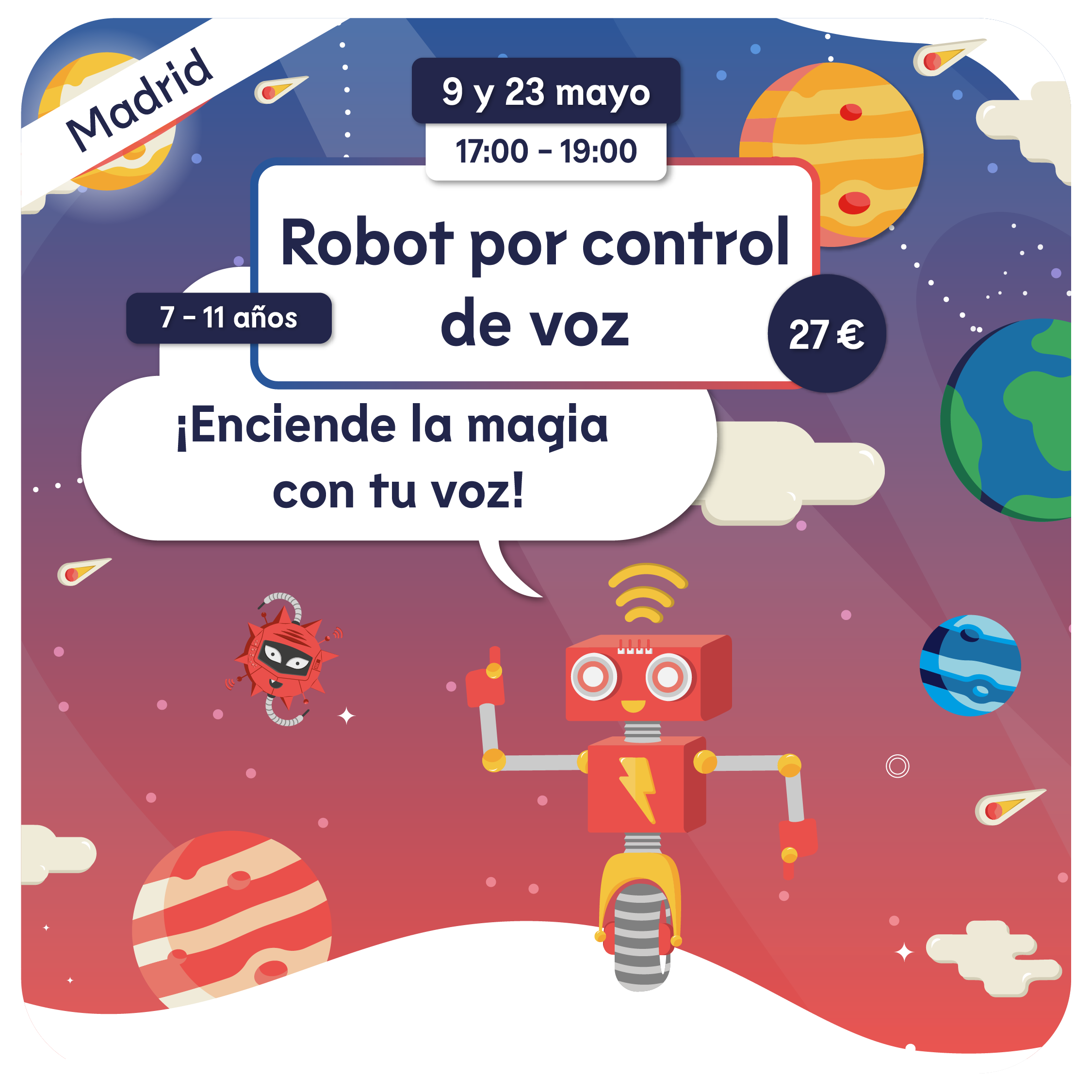 ROBOT POR CONTROL DE VOZ - MADRID