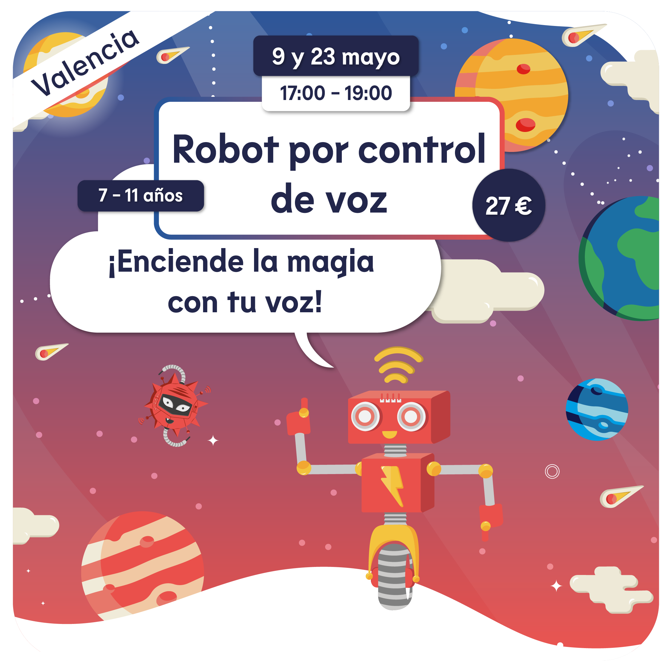 ROBOT POR CONTROL DE VOZ - VALENCIA