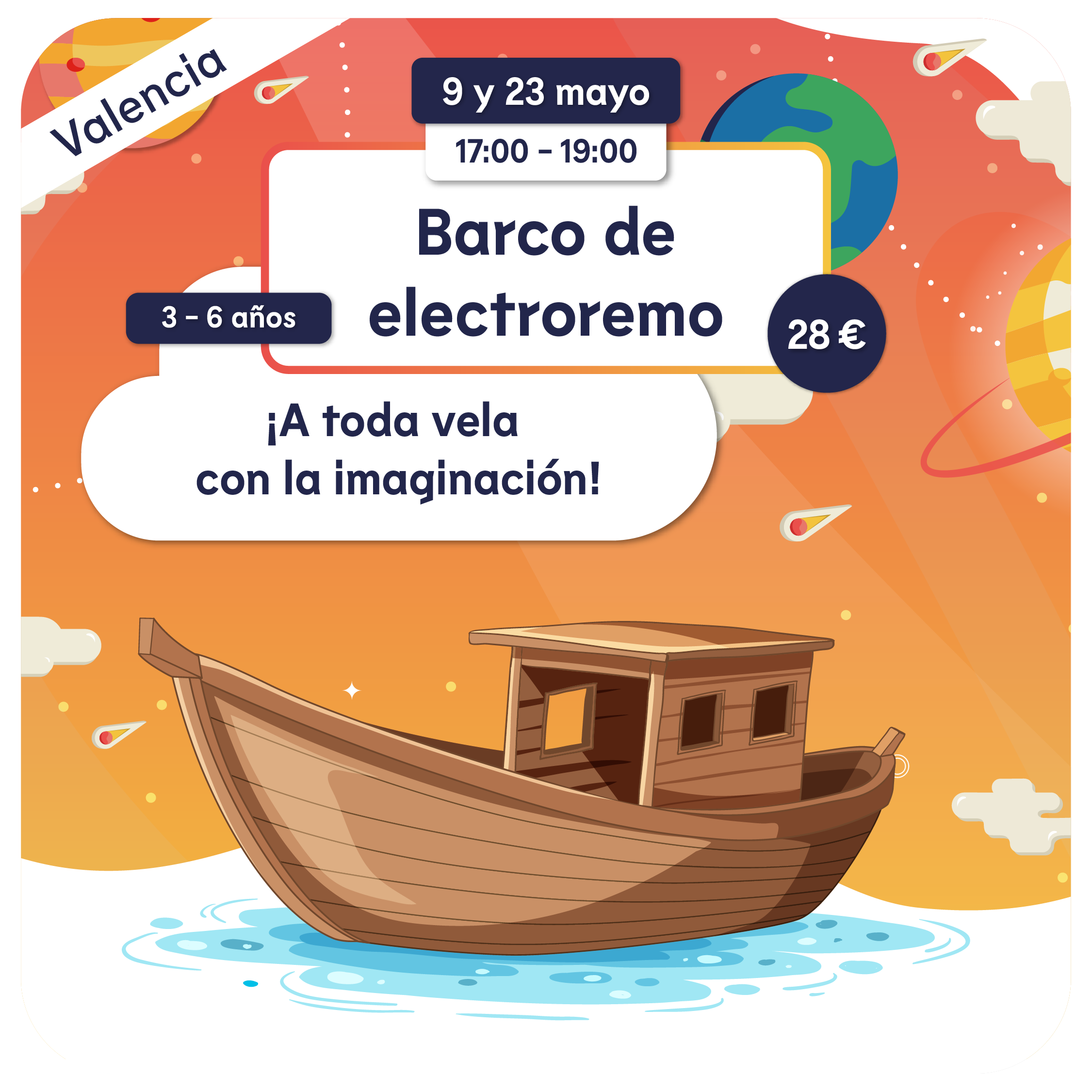 BARCO DE ELECTROREMO - TALLER FAMILIAR VALENCIA