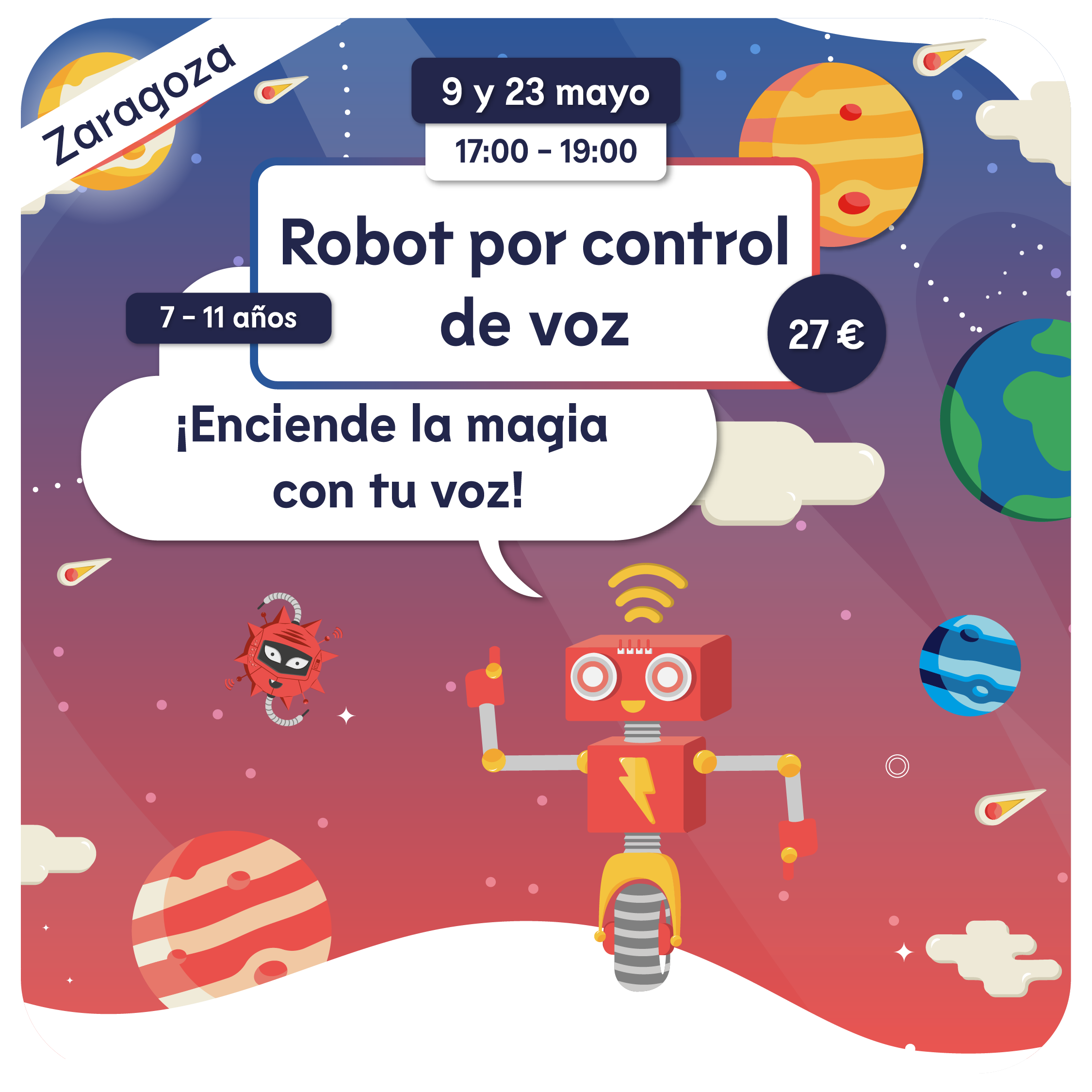 ROBOT POR CONTROL DE VOZ - ZARAGOZA